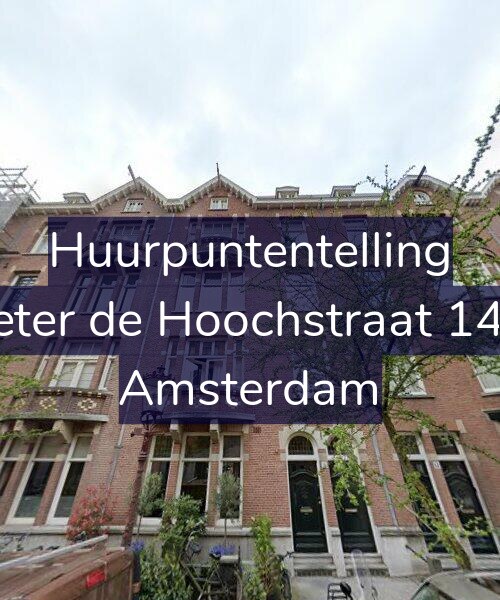 Foto gevel Huurpuntentelling voor Pieter de Hoochstraat 14-3, Amsterdam