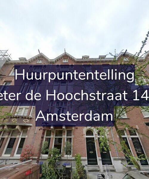 Foto gevel Huurpuntentelling voor Pieter de Hoochstraat 14-H, Amsterdam