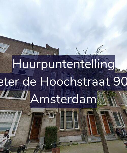 Foto gevel Huurpuntentelling voor Pieter de Hoochstraat 90-2, Amsterdam