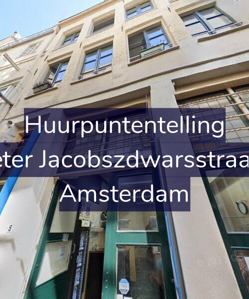 Foto gevel Huurpuntentelling voor Pieter Jacobszdwarsstraat 7, Amsterdam