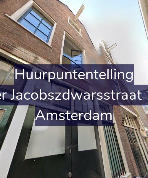 Foto gevel Huurpuntentelling voor Pieter Jacobszdwarsstraat 15-B, Amsterdam