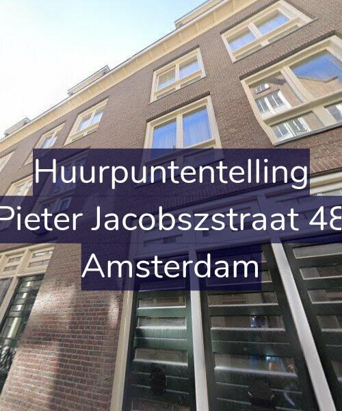 Foto gevel Huurpuntentelling voor Pieter Jacobszstraat 48, Amsterdam