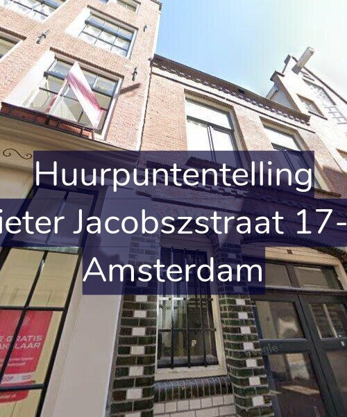 Foto gevel Huurpuntentelling voor Pieter Jacobszstraat 17-B, Amsterdam