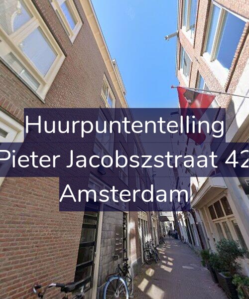 Foto gevel Huurpuntentelling voor Pieter Jacobszstraat 42, Amsterdam