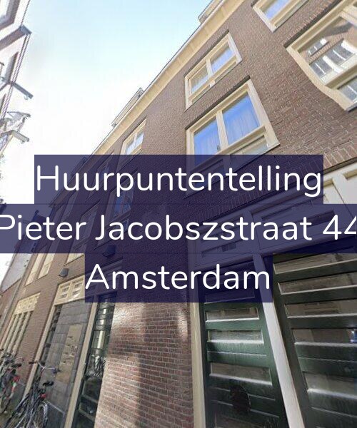 Foto gevel Huurpuntentelling voor Pieter Jacobszstraat 44, Amsterdam