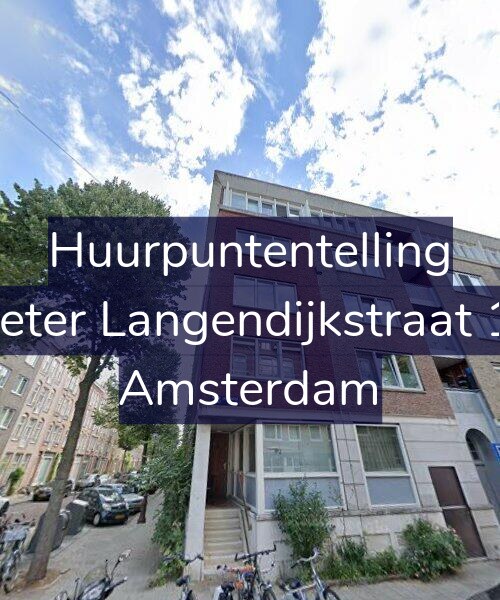 Foto gevel Huurpuntentelling voor Pieter Langendijkstraat 13, Amsterdam
