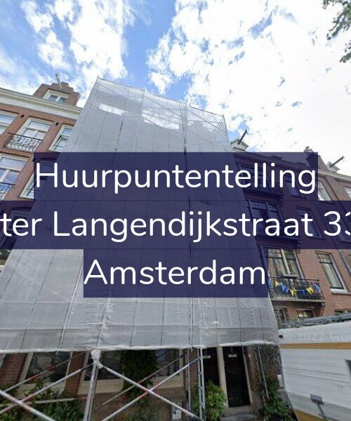 Foto gevel Huurpuntentelling voor Pieter Langendijkstraat 33-1, Amsterdam