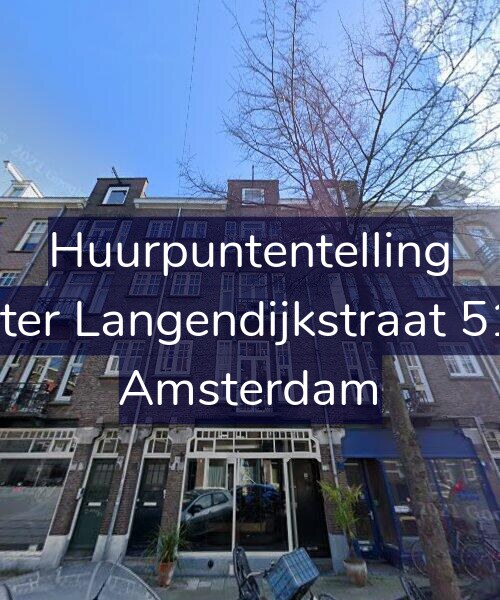 Foto gevel Huurpuntentelling voor Pieter Langendijkstraat 51-1, Amsterdam