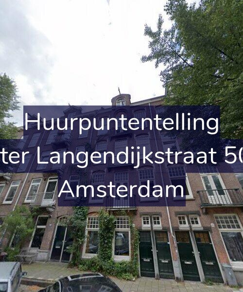 Foto gevel Huurpuntentelling voor Pieter Langendijkstraat 50-3, Amsterdam
