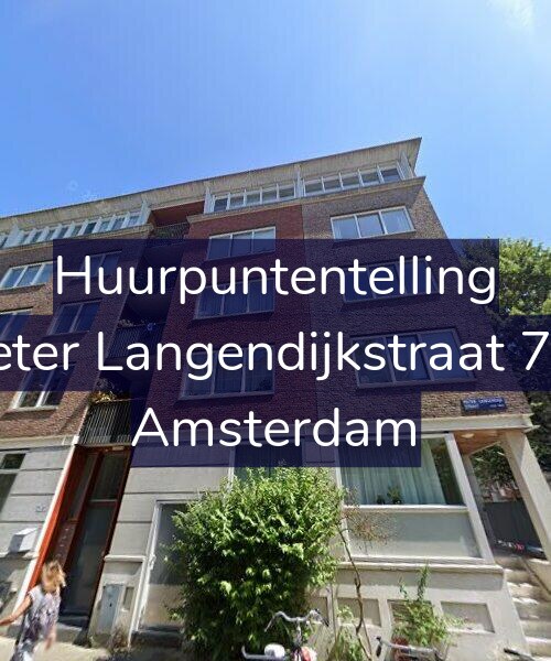 Foto gevel Huurpuntentelling voor Pieter Langendijkstraat 7-D, Amsterdam