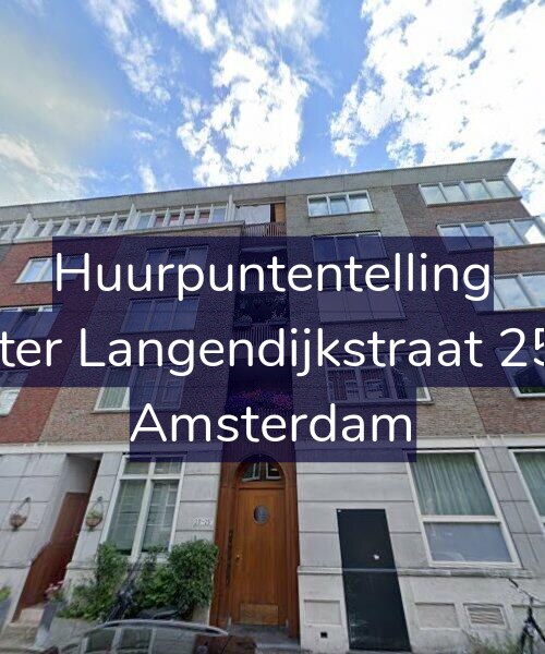 Foto gevel Huurpuntentelling voor Pieter Langendijkstraat 25-D, Amsterdam