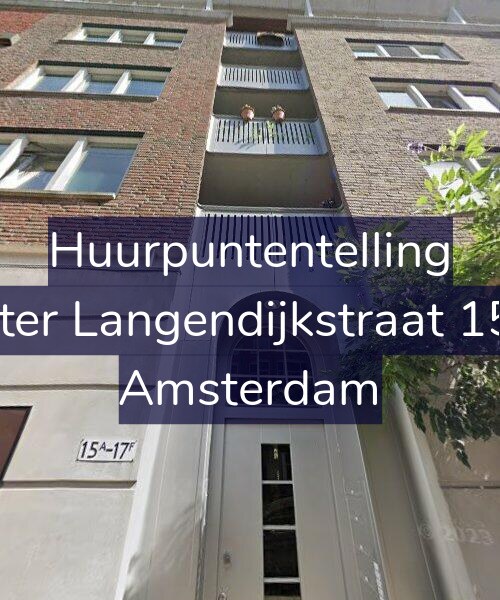 Foto gevel Huurpuntentelling voor Pieter Langendijkstraat 15-B, Amsterdam