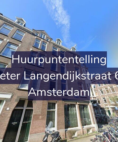 Foto gevel Huurpuntentelling voor Pieter Langendijkstraat 60, Amsterdam