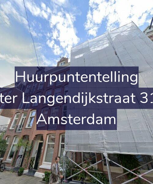 Foto gevel Huurpuntentelling voor Pieter Langendijkstraat 31-A, Amsterdam
