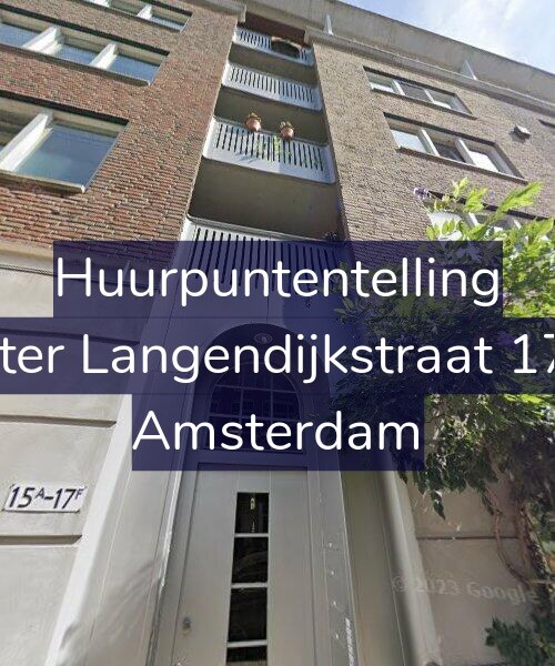 Foto gevel Huurpuntentelling voor Pieter Langendijkstraat 17-C, Amsterdam