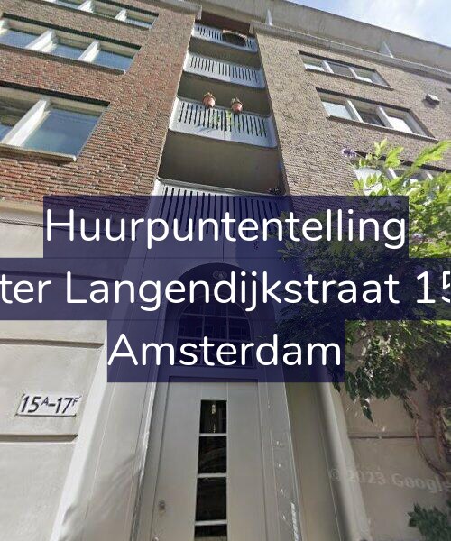 Foto gevel Huurpuntentelling voor Pieter Langendijkstraat 15-D, Amsterdam
