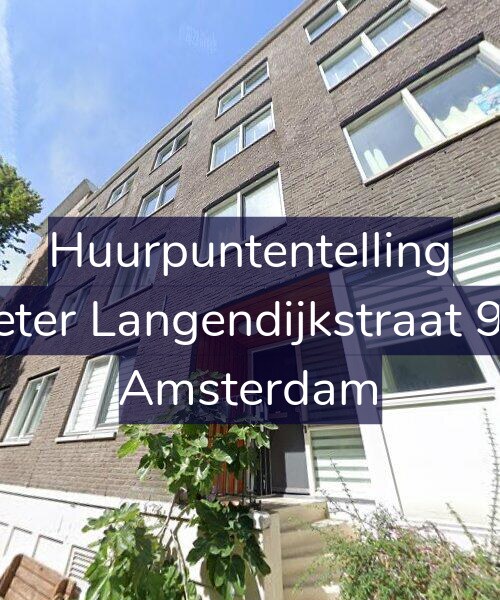 Foto gevel Huurpuntentelling voor Pieter Langendijkstraat 9-E, Amsterdam