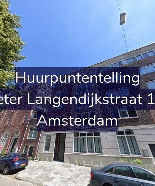 Foto gevel Huurpuntentelling voor Pieter Langendijkstraat 1-B, Amsterdam
