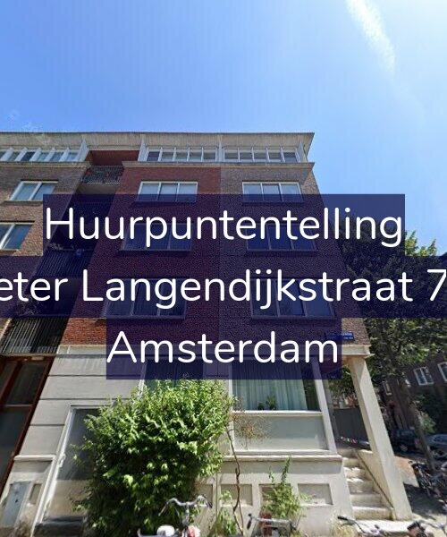 Foto gevel Huurpuntentelling voor Pieter Langendijkstraat 7-F, Amsterdam