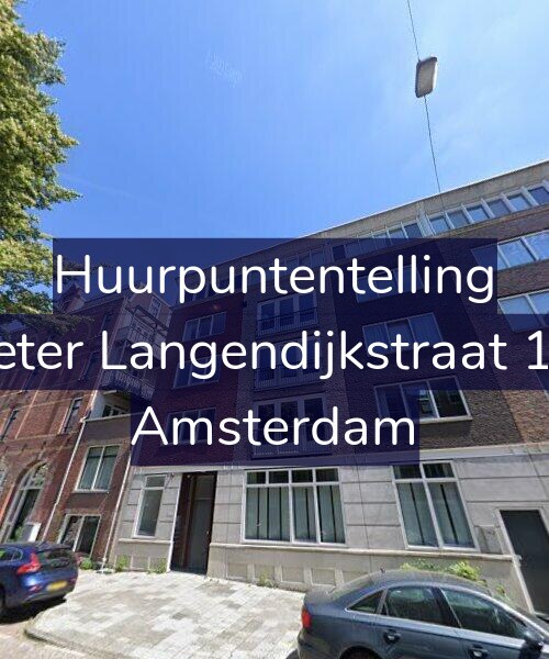 Foto gevel Huurpuntentelling voor Pieter Langendijkstraat 1-E, Amsterdam
