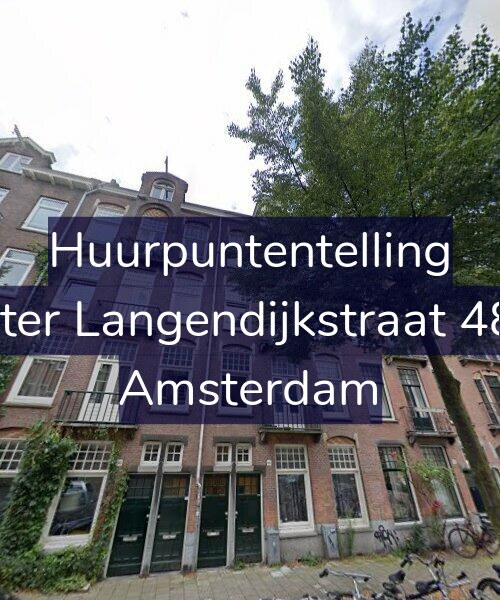 Foto gevel Huurpuntentelling voor Pieter Langendijkstraat 48-1, Amsterdam