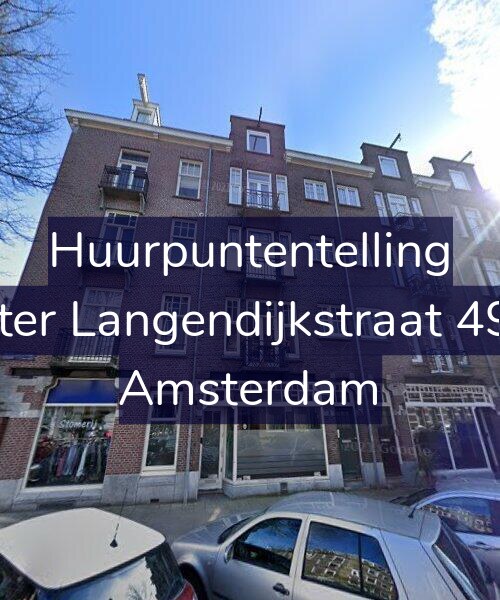 Foto gevel Huurpuntentelling voor Pieter Langendijkstraat 49-H, Amsterdam