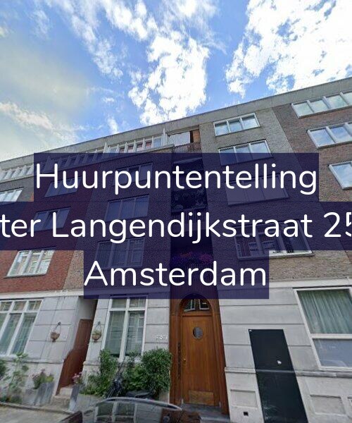 Foto gevel Huurpuntentelling voor Pieter Langendijkstraat 25-C, Amsterdam