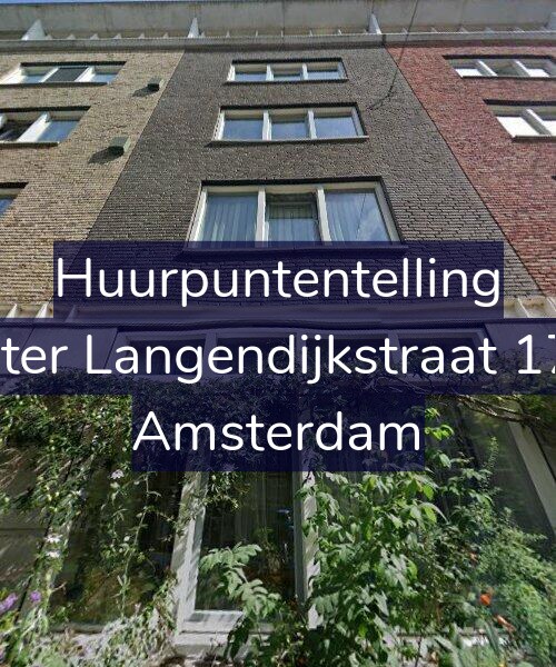 Foto gevel Huurpuntentelling voor Pieter Langendijkstraat 17-E, Amsterdam