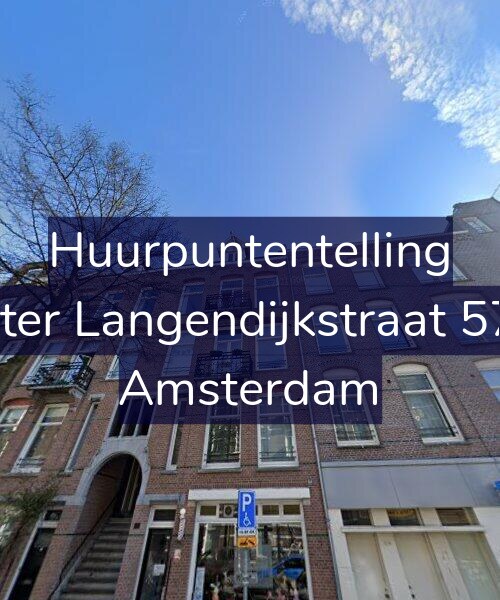 Foto gevel Huurpuntentelling voor Pieter Langendijkstraat 57-3, Amsterdam