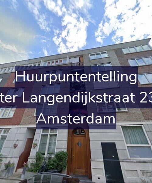 Foto gevel Huurpuntentelling voor Pieter Langendijkstraat 23-C, Amsterdam
