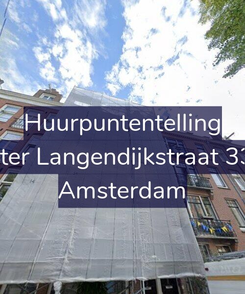 Foto gevel Huurpuntentelling voor Pieter Langendijkstraat 33-2, Amsterdam