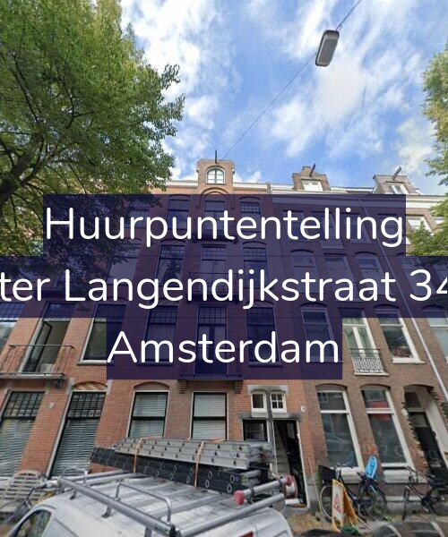 Foto gevel Huurpuntentelling voor Pieter Langendijkstraat 34-H, Amsterdam