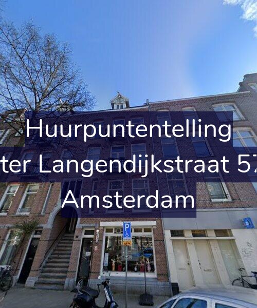 Foto gevel Huurpuntentelling voor Pieter Langendijkstraat 57-1, Amsterdam