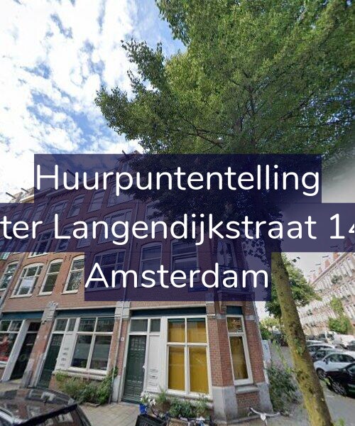 Foto gevel Huurpuntentelling voor Pieter Langendijkstraat 14-1, Amsterdam