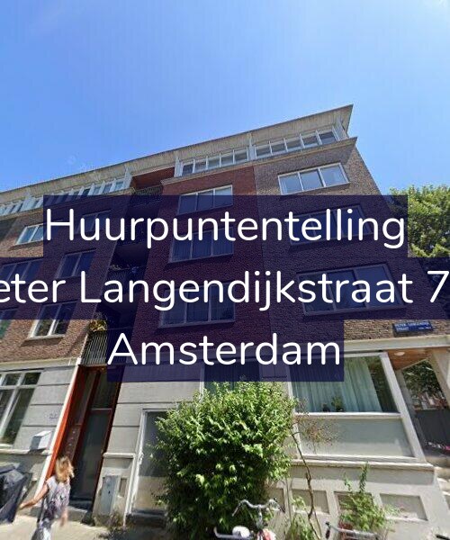 Foto gevel Huurpuntentelling voor Pieter Langendijkstraat 7-C, Amsterdam