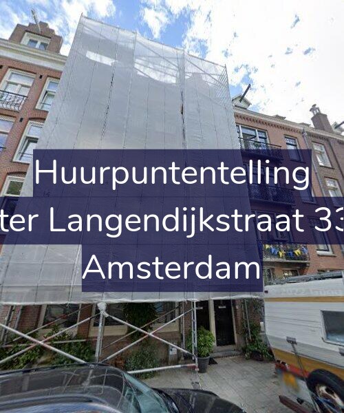 Foto gevel Huurpuntentelling voor Pieter Langendijkstraat 33-H, Amsterdam