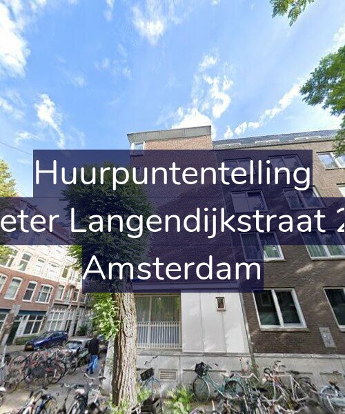 Foto gevel Huurpuntentelling voor Pieter Langendijkstraat 27, Amsterdam