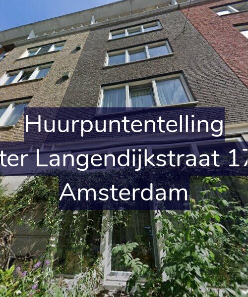 Foto gevel Huurpuntentelling voor Pieter Langendijkstraat 17-D, Amsterdam