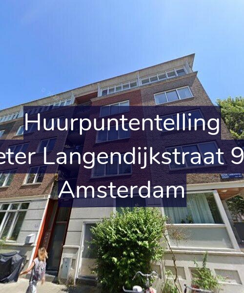 Foto gevel Huurpuntentelling voor Pieter Langendijkstraat 9-B, Amsterdam