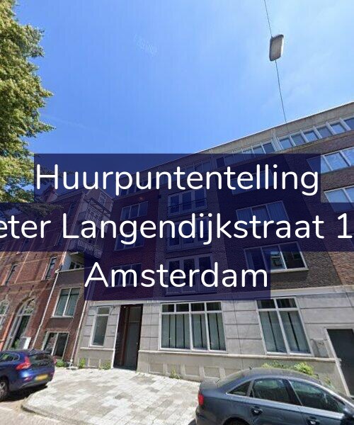 Foto gevel Huurpuntentelling voor Pieter Langendijkstraat 1-D, Amsterdam