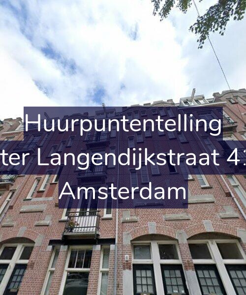 Foto gevel Huurpuntentelling voor Pieter Langendijkstraat 41-2, Amsterdam