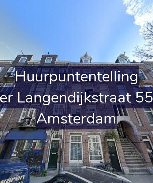 Foto gevel Huurpuntentelling voor Pieter Langendijkstraat 55-4A, Amsterdam