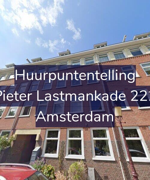 Foto gevel Huurpuntentelling voor Pieter Lastmankade 222, Amsterdam
