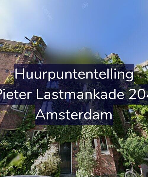 Foto gevel Huurpuntentelling voor Pieter Lastmankade 204, Amsterdam