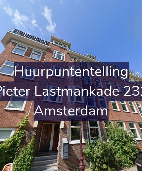 Foto gevel Huurpuntentelling voor Pieter Lastmankade 232, Amsterdam
