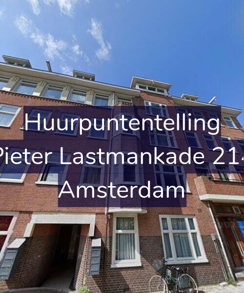 Foto gevel Huurpuntentelling voor Pieter Lastmankade 214, Amsterdam