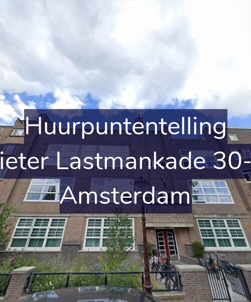 Foto gevel Huurpuntentelling voor Pieter Lastmankade 30-E, Amsterdam