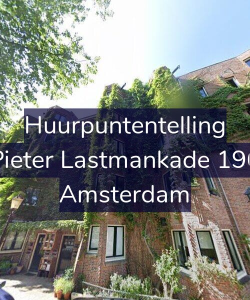 Foto gevel Huurpuntentelling voor Pieter Lastmankade 196, Amsterdam