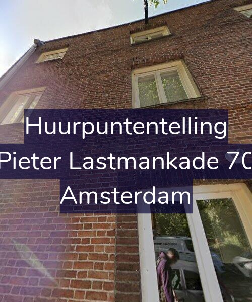 Foto gevel Huurpuntentelling voor Pieter Lastmankade 70, Amsterdam