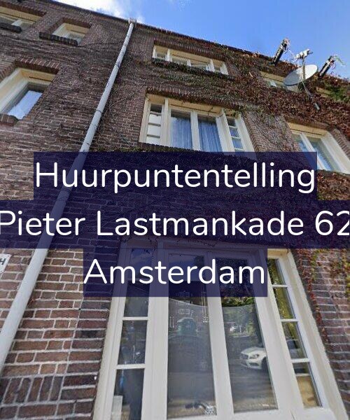 Foto gevel Huurpuntentelling voor Pieter Lastmankade 62, Amsterdam